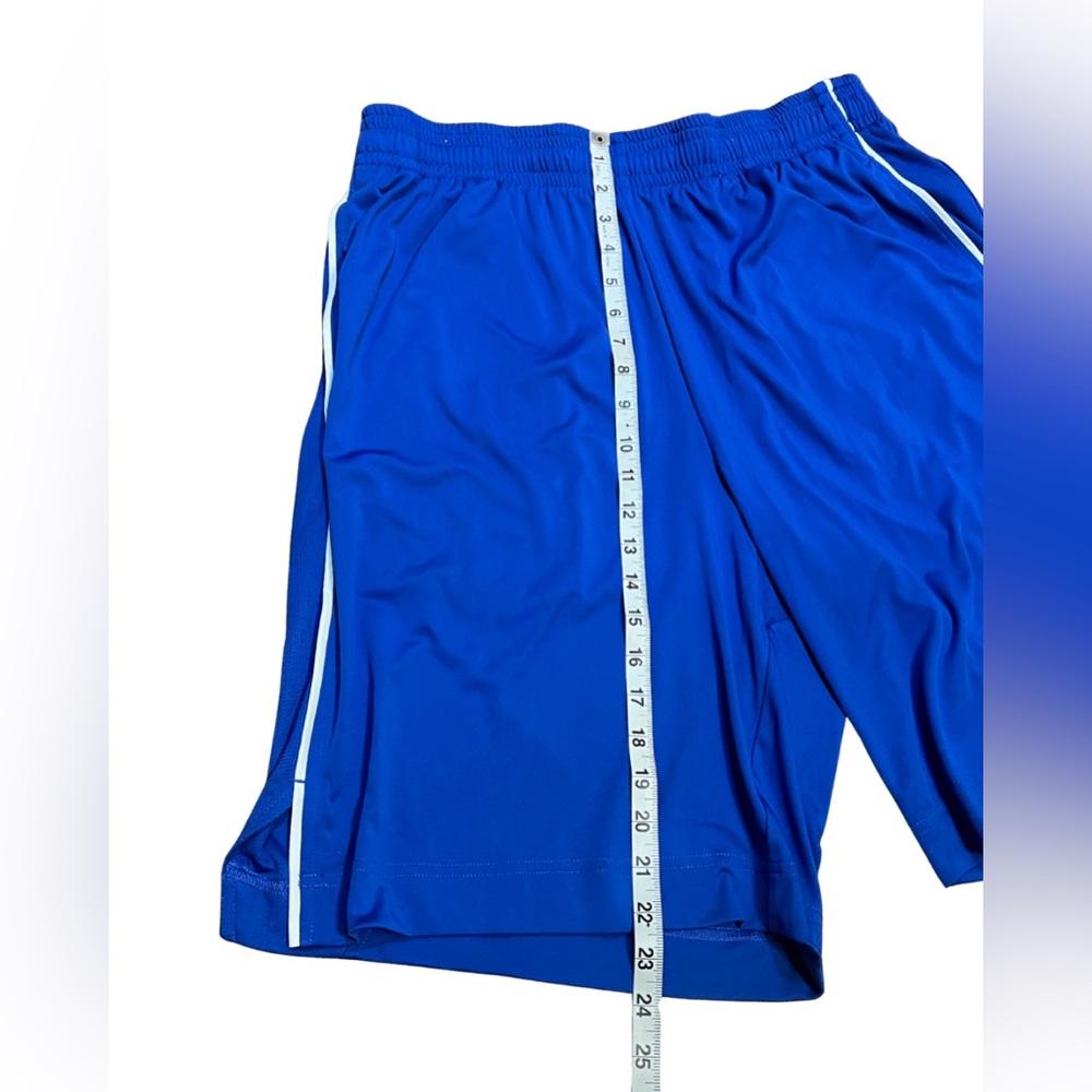 Nike Men’s Fit Dry Basketball Shorts‎ XLG Blue Drawstring Athletic - Picture 2 of 10
